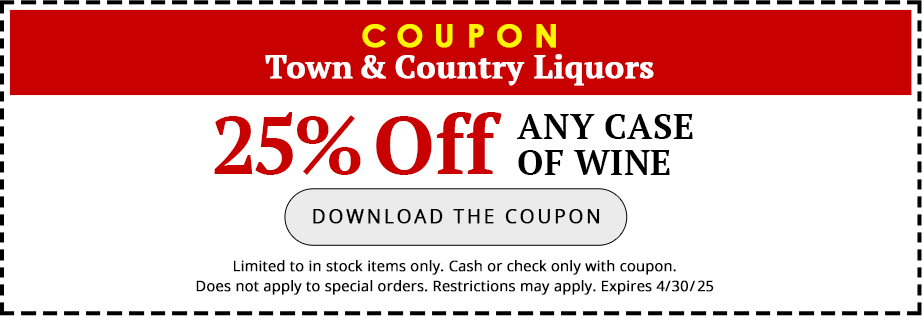 25% Off Any Case of Wine