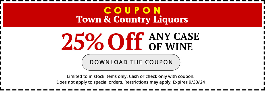 25% Off Any Case of Wine